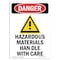 Signmission Safety Sign, OSHA Danger, 10" Height, Portrait, D-V-2025 OS-DS-D-710-V-2025 - alternate 1